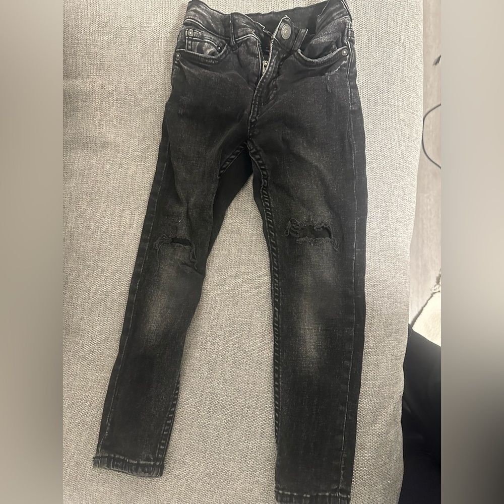 Zara boys skinny black jeans